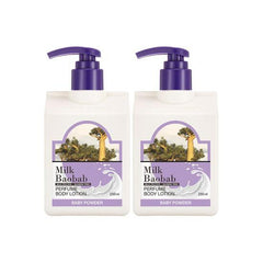MILK BAOBAB perfume body lotion baby powder 250ml *2ea