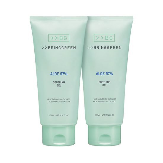 BRING GREEN Aloe 97% Soothing Gel 300mL *2ea