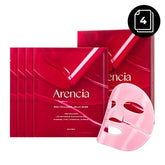 Arencia Red Collagen Jello Mask 25g × 4
