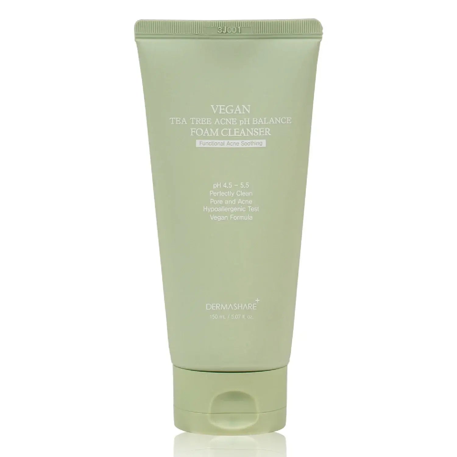 DERMASHARE Vegan Tea Tree Acne pH Balance Foam Cleanser 150ml