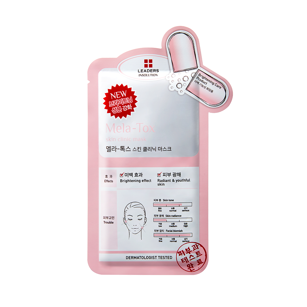 LEADERS Insolution Mela-Tox Skin Clinic Mask 25ml x 5pcs
