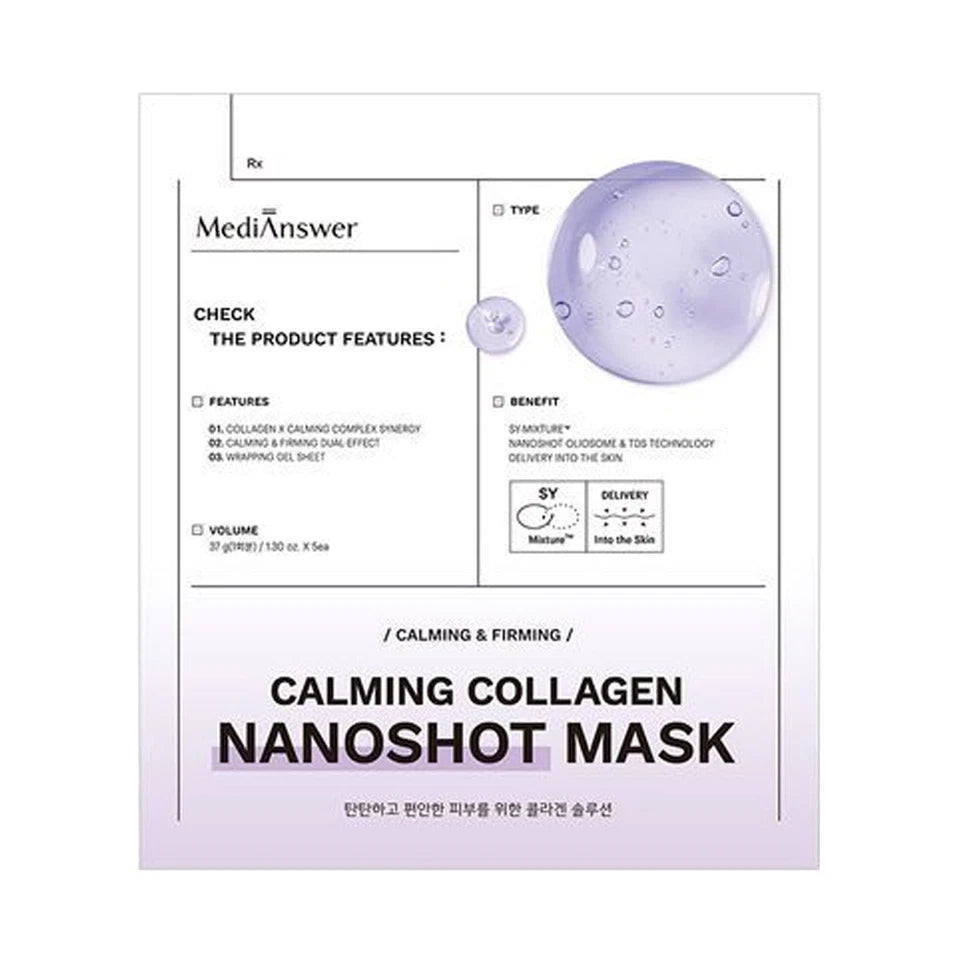 MEDIANSWER Calming Collagen Nanoshot Mask 37g x 5ea