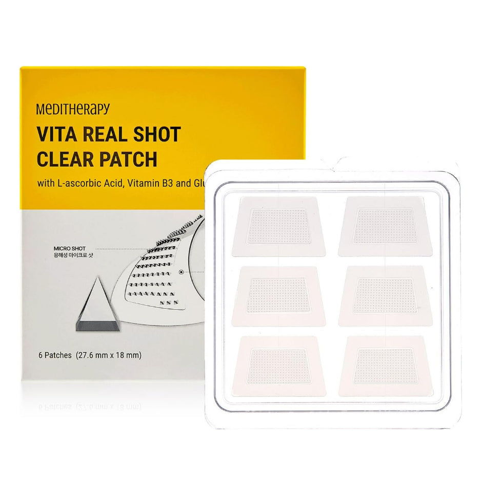 MEDITHERAPY Vita Real Shot Clear Patch 6 Patchs (27.6 mm x 18 mm)