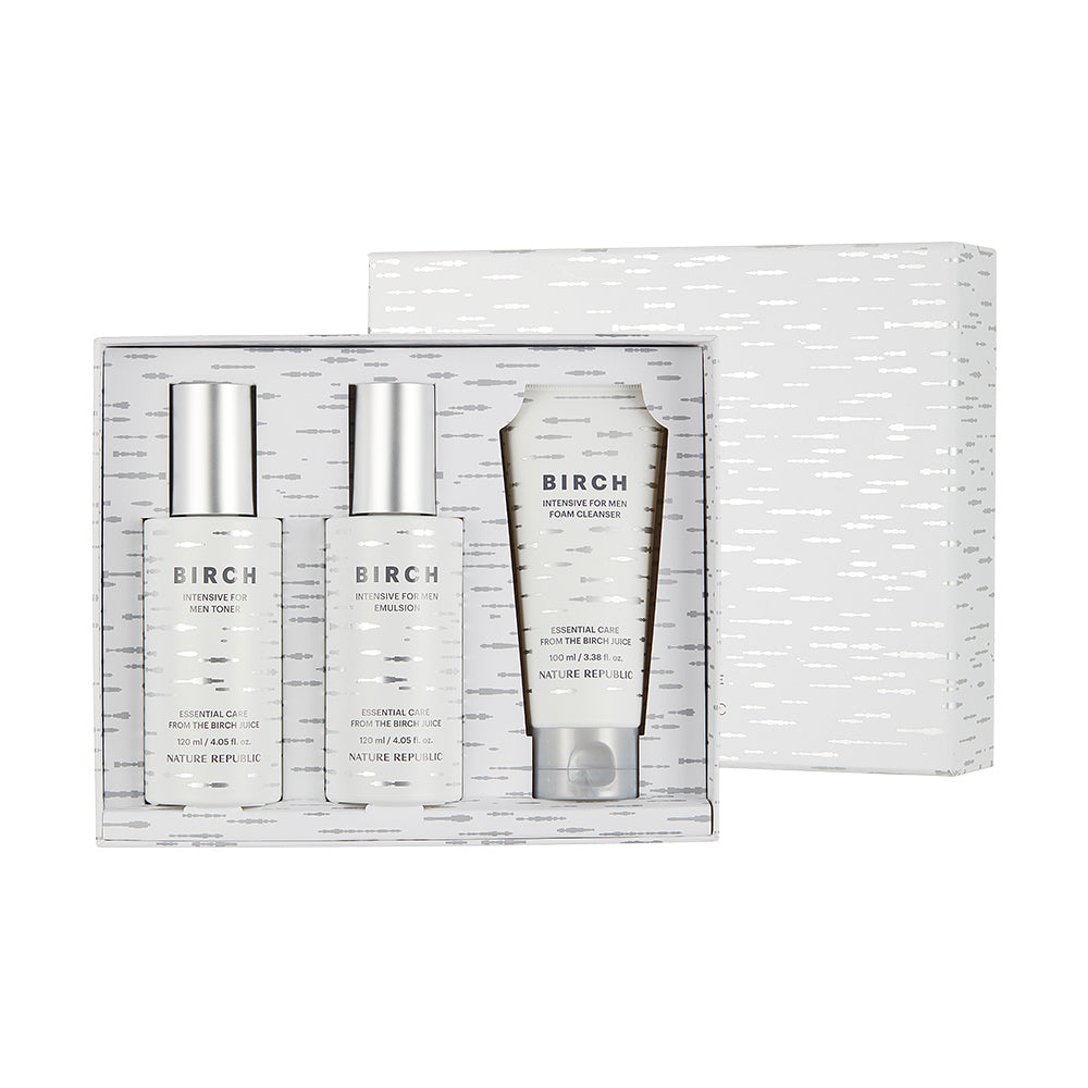 NATURE REPUBLIC Birch Intensive  For Men Skincare Set (3 types)
