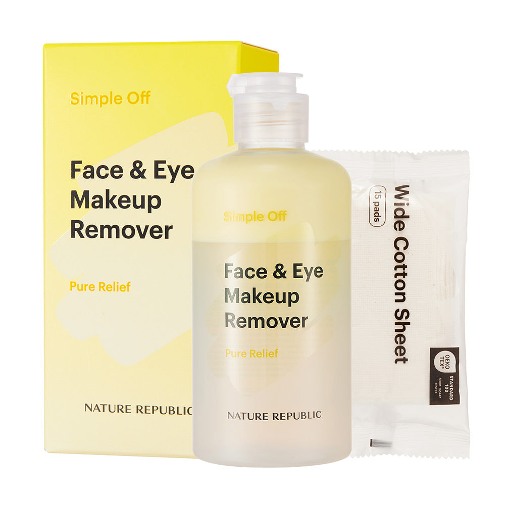 NATURE REPUBLIC Simple Off Face & Eye Make Up Remover Pure Relief 240ml