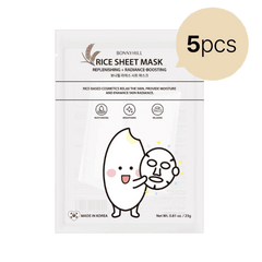 Bonnyhill Rice Sheet Mask 5pcs