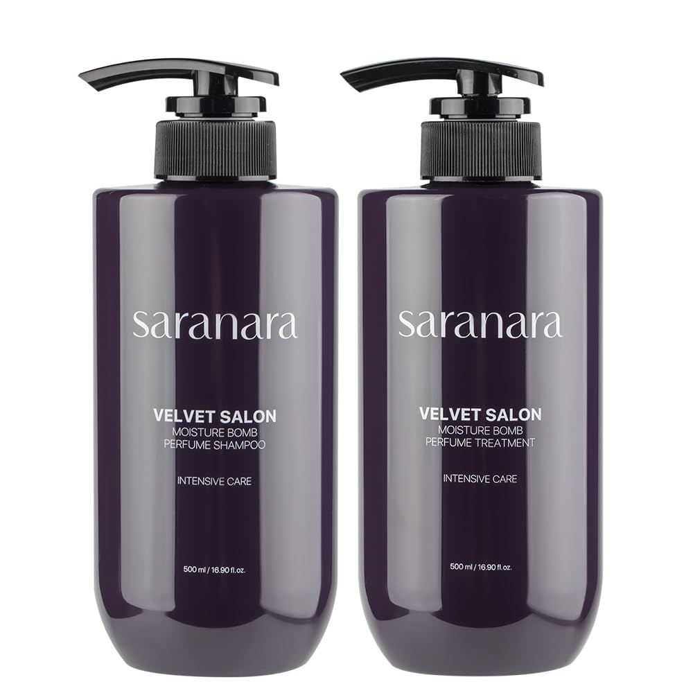 SARANARA Velvet Salon Moisture Bomb Perfume (Shampoo & Treatment)