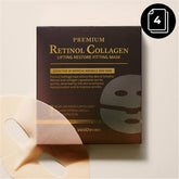 WellDerma Premium Retinol Collagen Lifting Restore Fitting Mask (4 Sheets)