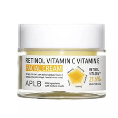 APLB Retinol Vitamin C Vitamin E Facial Cream - 55ml