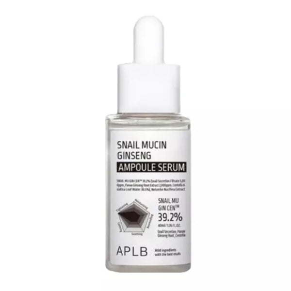 APLB Snail Mucin Ginseng Ampoule Serum - 40ml