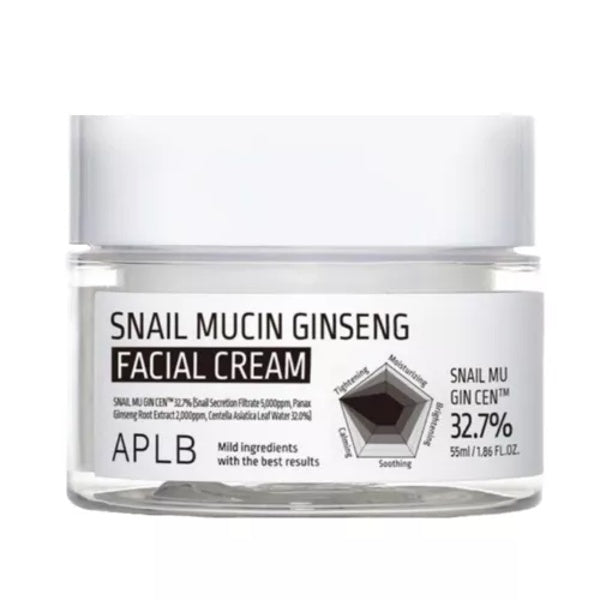 APLB Snail Mucin Ginseng Facial Cream - 55ml