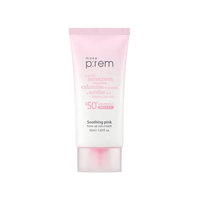 make p:rem - Soothing Pink Tone Up Sun Cream 50ml