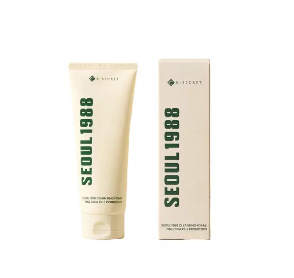 K-SECRET SEOUL 1988 Cleansing Foam : Pine Cica 1% + Probiotics 150ml