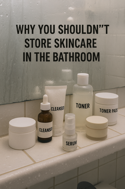 Why You Shouldn’t Store Skincare in the Bathroom