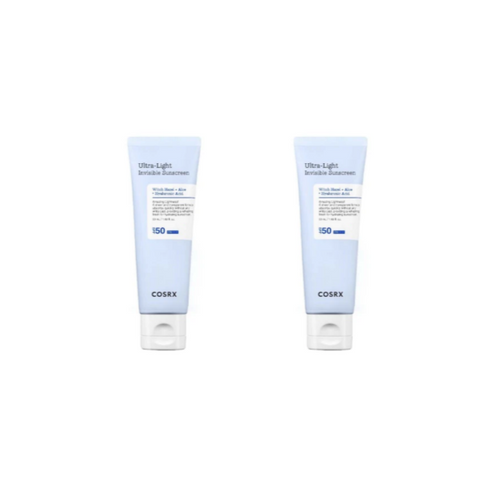 COSRX Ultra Light Invisible Sunscreen SPF50+ PA++++ 50ml Double Pack