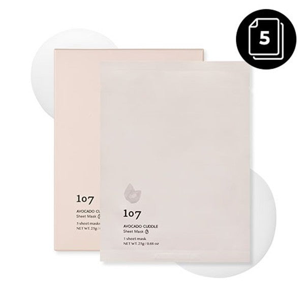 107 Avocado Cuddle Sheet Mask 25g x 5