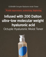 12GRABS Octuple Hyaluron Moist Toner 150ml