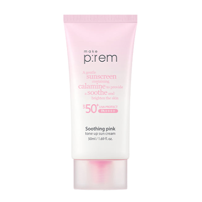 make p:rem Soothing Pink Tone Up Sun Cream 50ml