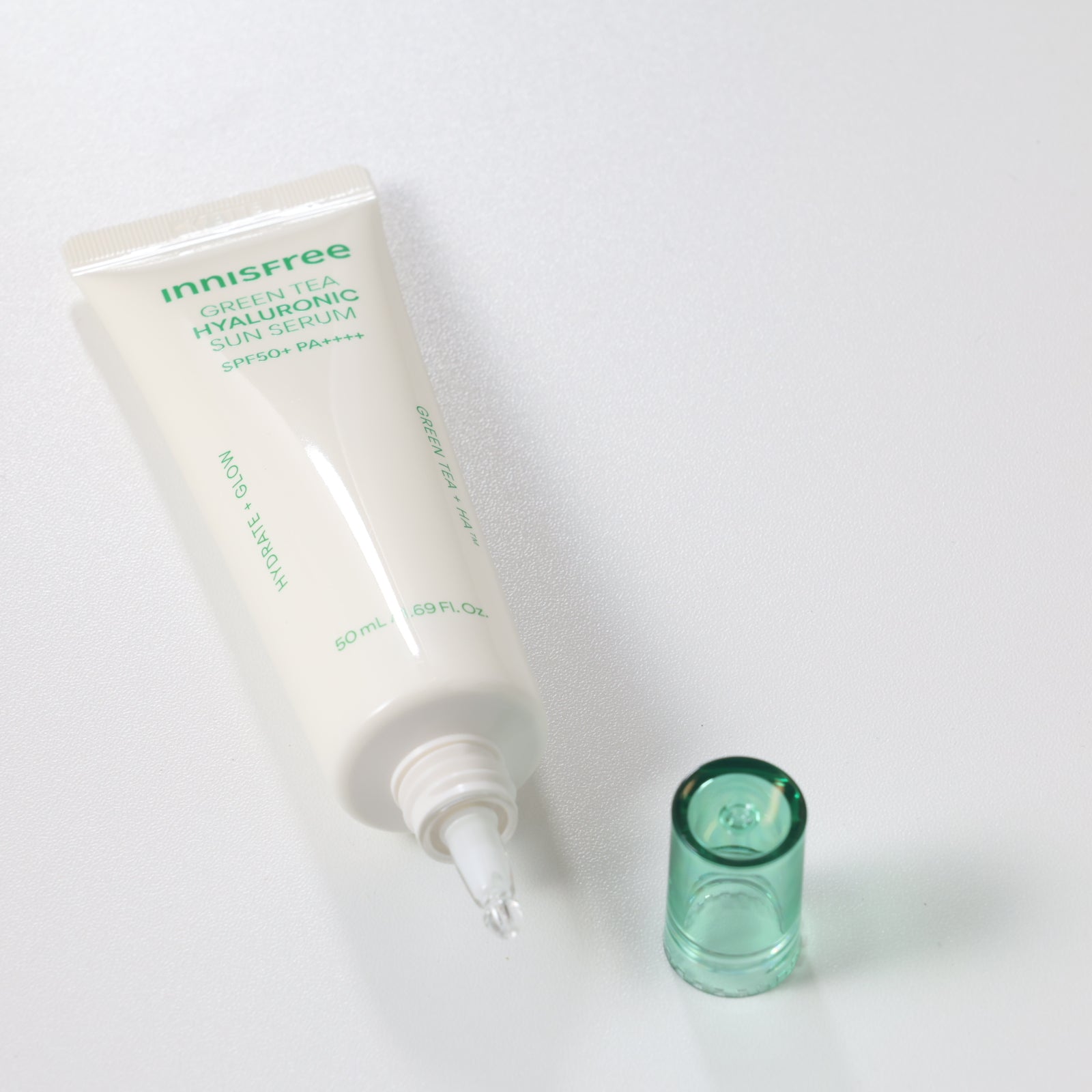 INNISFREE Green Tea Hyaluronic Moist Sun Serum SPF50+PA++++50ml