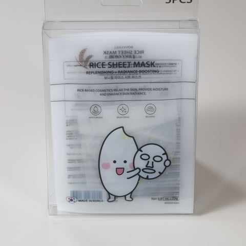 Bonnyhill Rice Sheet Mask 5pcs