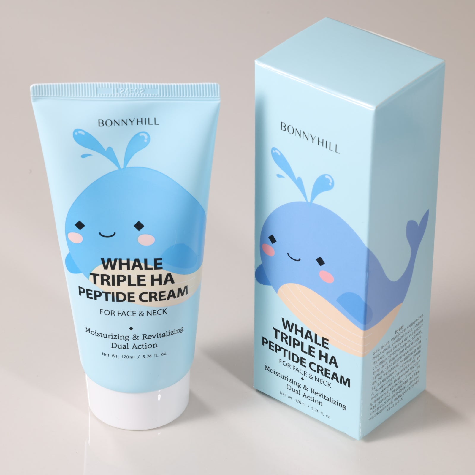 Bonnyhill Whale Triple Ha Peptide Cream 170ml