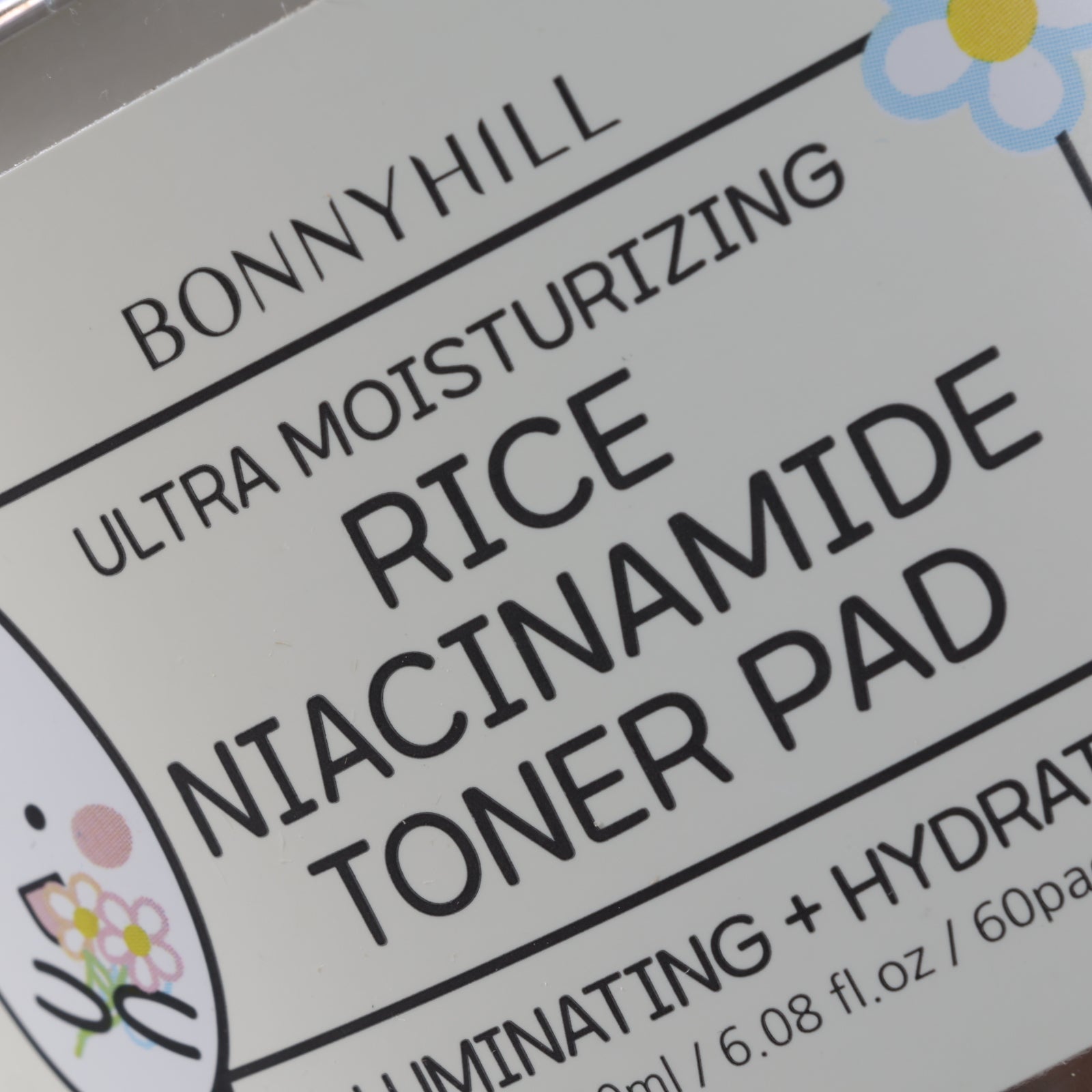 Bonnyhill Rice Niacinamide Toner 60pads 180g