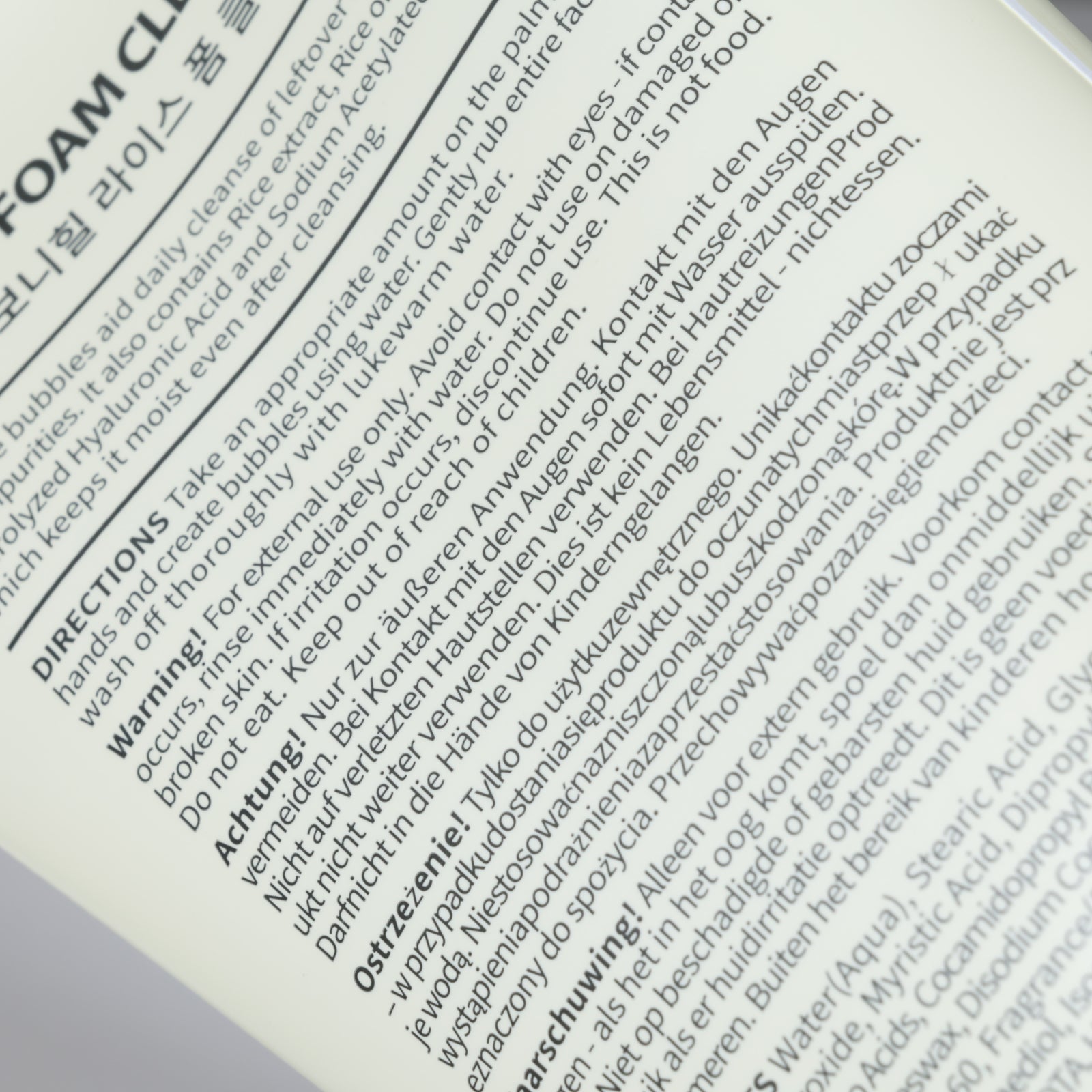 Bonnyhill Rice Foam Cleanser 170ml