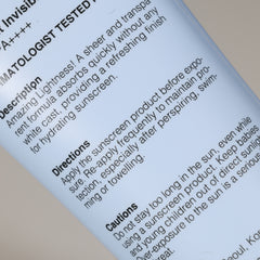 COSRX Ultra Light Invisible Sunscreen SPF50+ PA++++ 50ml