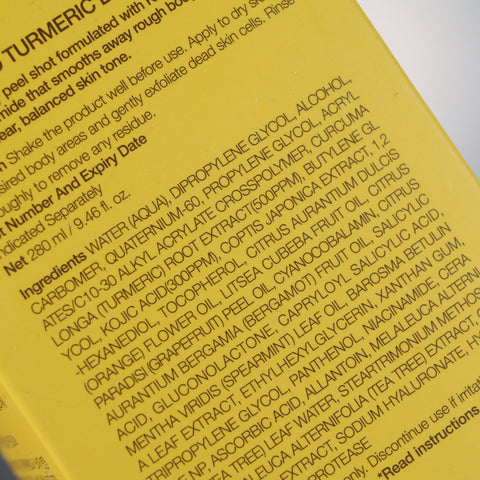 MEDICUBE Kojic Acid Tumeric Body Peel Shot 280ml