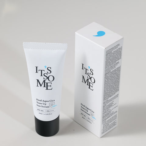 IT'S SO ME Dual Aqua Cica Tone Up Sun Serum 60ml SPF50+ PA++++