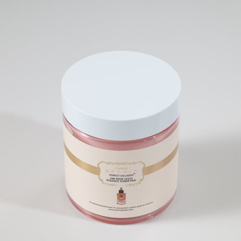 Coreana Orthia Perfect collagen 24K Rose Gold Essence Toner Pad 350ml (100pads)