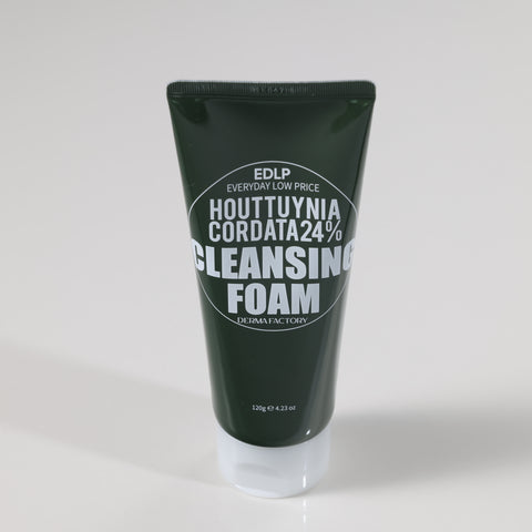 DERMA FACTORY EDLP Houttuynia Cordata 24% Cleansing Foam - 120g