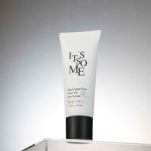 IT'S SO ME Dual Aqua Cica Tone Up Sun Serum 60ml SPF50+ PA++++