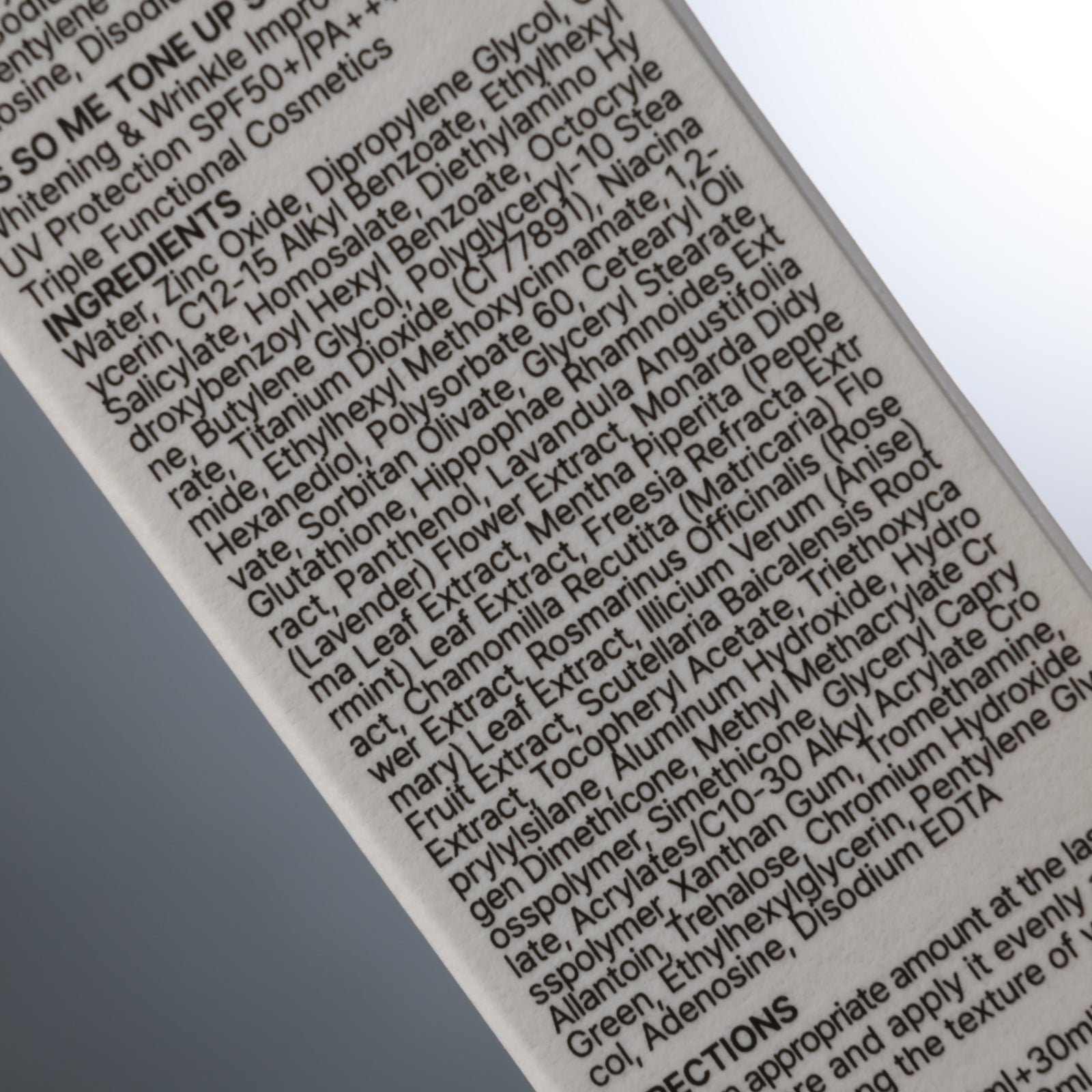 IT'S SO ME Dual Aqua Cica Tone Up Sun Serum 60ml SPF50+ PA++++