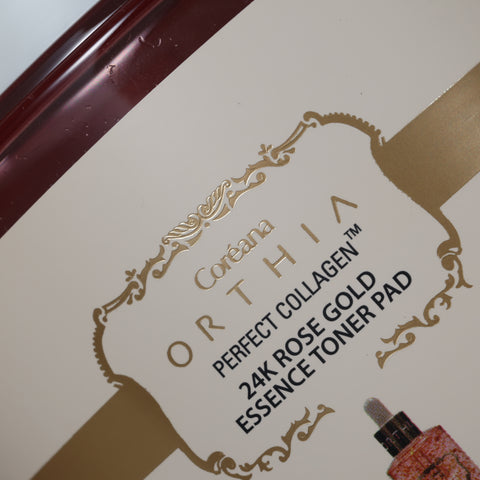 Coreana Orthia Perfect collagen 24K Rose Gold Essence Toner Pad 350ml (100pads)