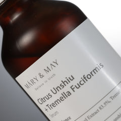 MARY & MAY Citrus Unshiu Fruit + Tremella Fuciformis Serum 30ml