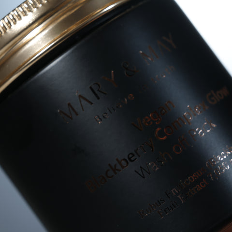 MARY & MAY Blackberry Glow Wash Off Pack 125g