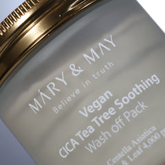 MARY & MAY CICA Tea Tree Soothing Wash Off Pack 125g