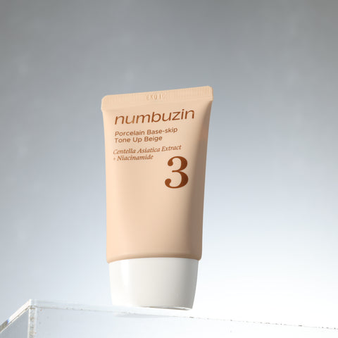 Numbuzin No.3 Porcelain Base-skip Tone Up Beige SPF50+ PA++++ 35ml