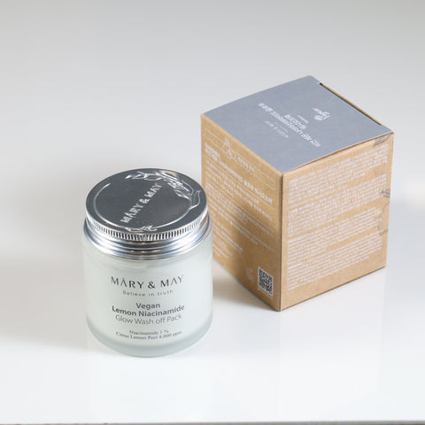 MARY & MAY Lemon Niacinamide Glow Wash Off Pack 125g