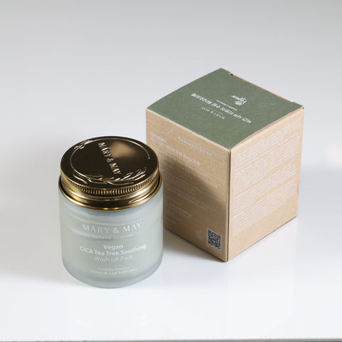 MARY & MAY CICA Tea Tree Soothing Wash Off Pack 125g