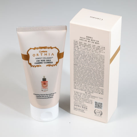 COREANA Orthia Perfect collagen 24K Rose Gold Foaming Cleanser 120ml
