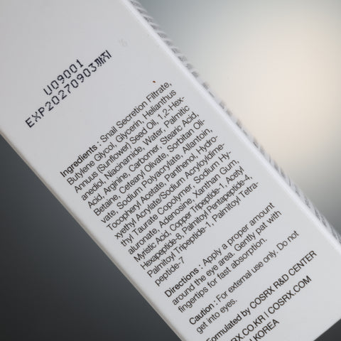 COSRX Advanced Snail Peptide Eye Cream 25ml