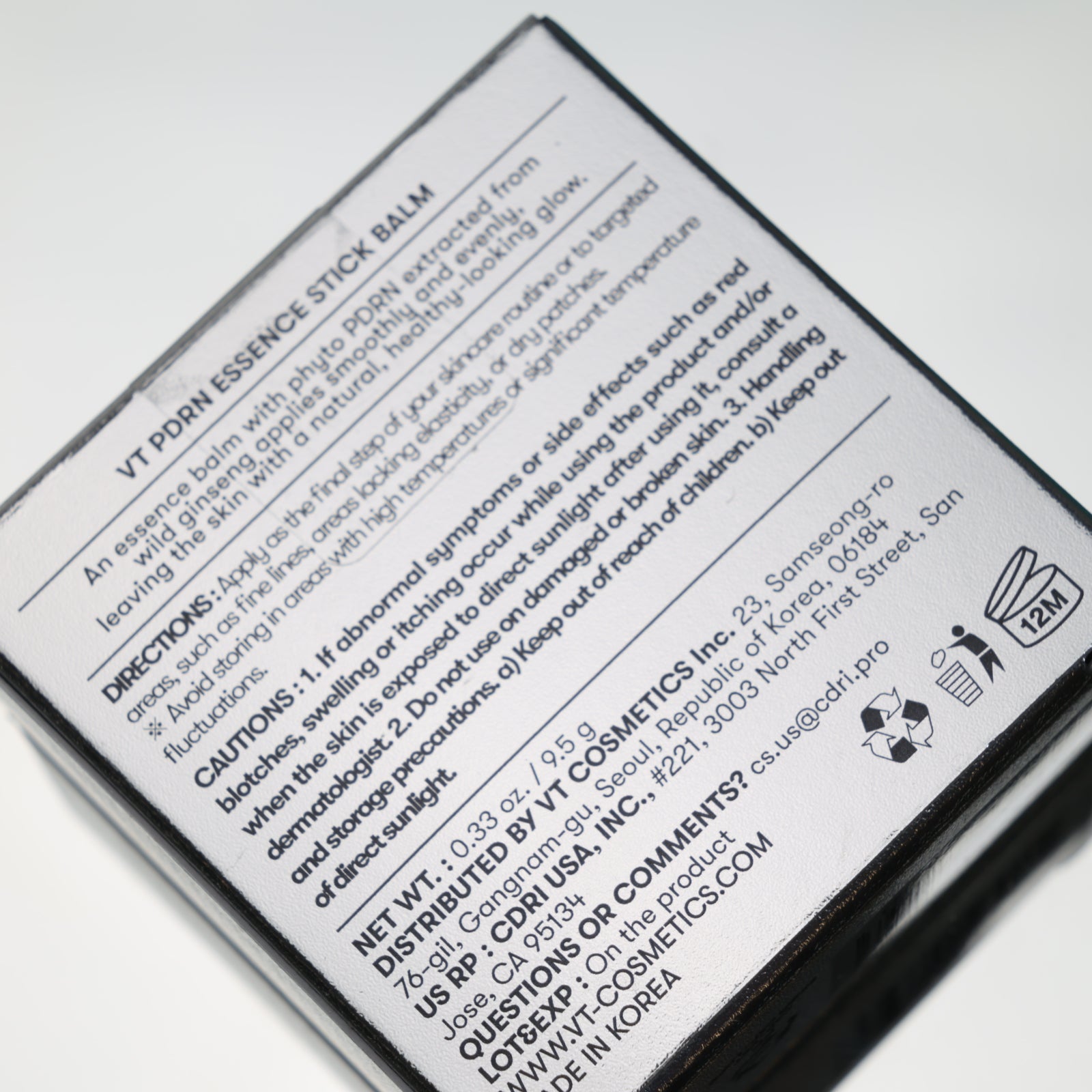 VT PDRN Essence Stick Balm 9.5g