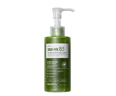 MEDIPEEL Phyto Cica-Nol B5 AHA BHA Vitamin Calming O2 Deep Cleanser 150ml