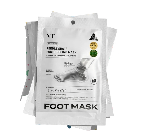 VT Reedle Shot Foot Peeling Mask 3pcs