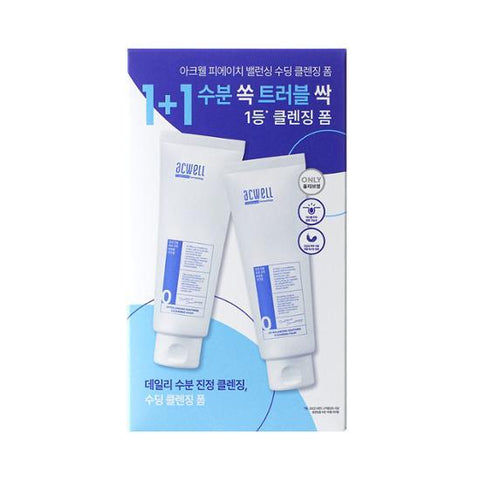 Acwell pH Balancing Soothing Cleansing Foam 1+1 Special Set (150mL+150mL)