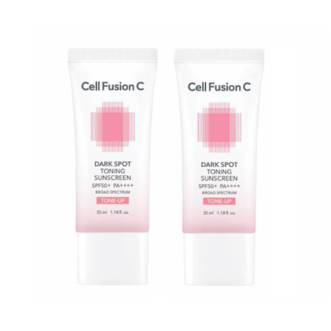 Cell Fusion C Toning Sunscreen SPF50+/PA++++ (35ml + 35ml) Double Pack