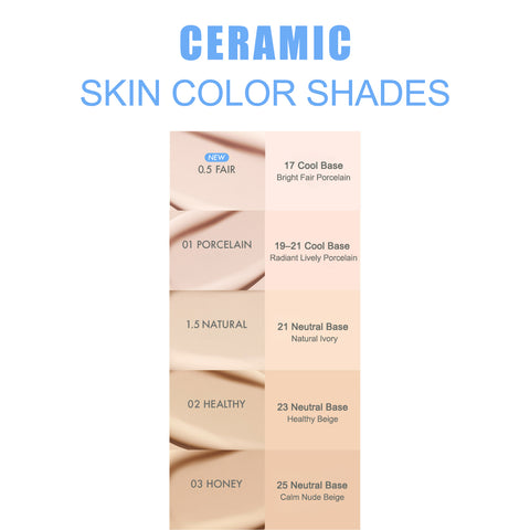 AMUSE Ceramic Skin Perfector Cushion 15g + Refill 15g (SPF40 PA++) 5 Shades1