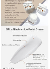 APLB Bifida Niacinamide Facial Cream 55ml